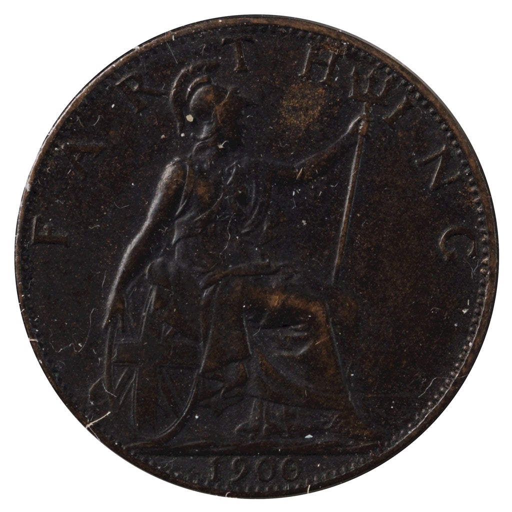 Great Britain 1900 Farthing EF-AU (EF45)