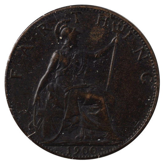 Great Britain 1900 Farthing EF-AU (EF45)