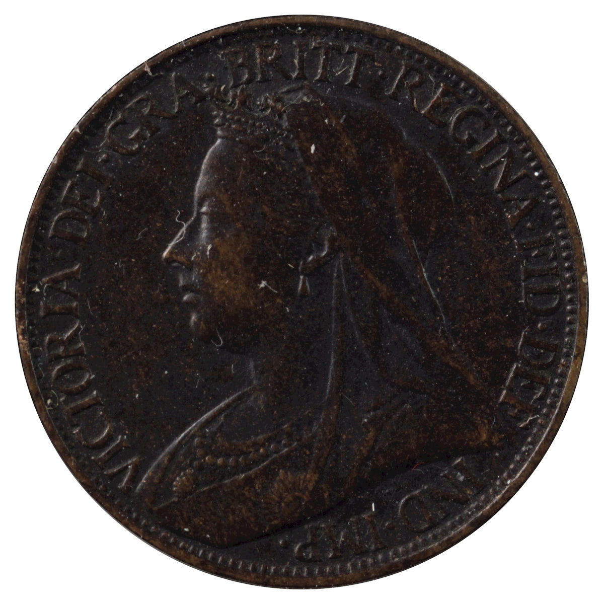 Great Britain 1900 Farthing EF-AU (EF45)