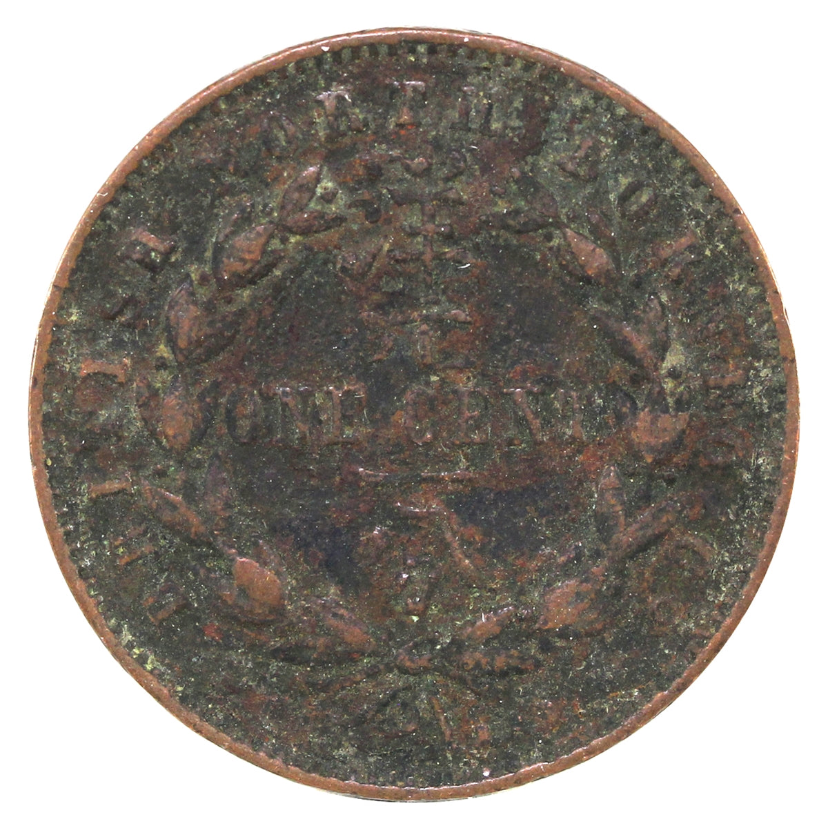 British North Borneo 1886H Cent VF-EF (VF30)