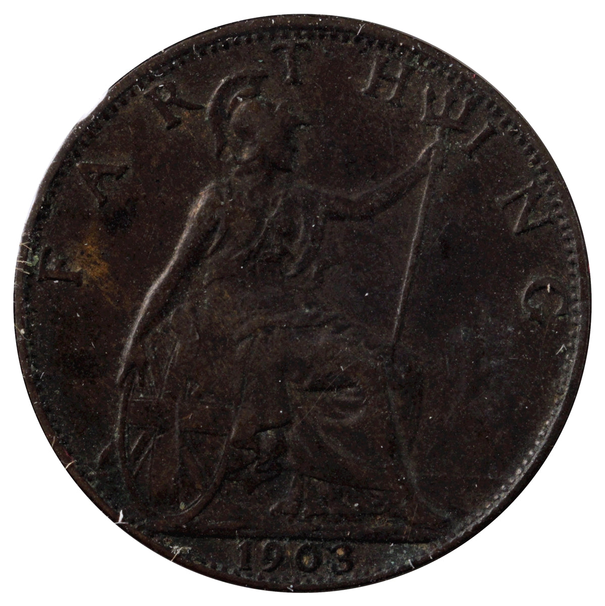 Great Britain 1903 Farthing VF-EF (VF30)