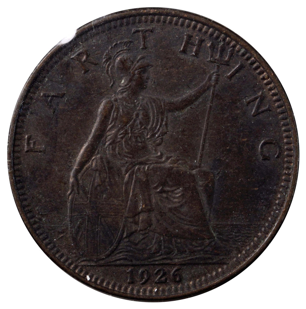Great Britain 1926 Farthing EF-AU (EF45)