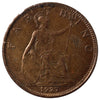 Great Britain 1927 Farthing EF-AU (EF45)