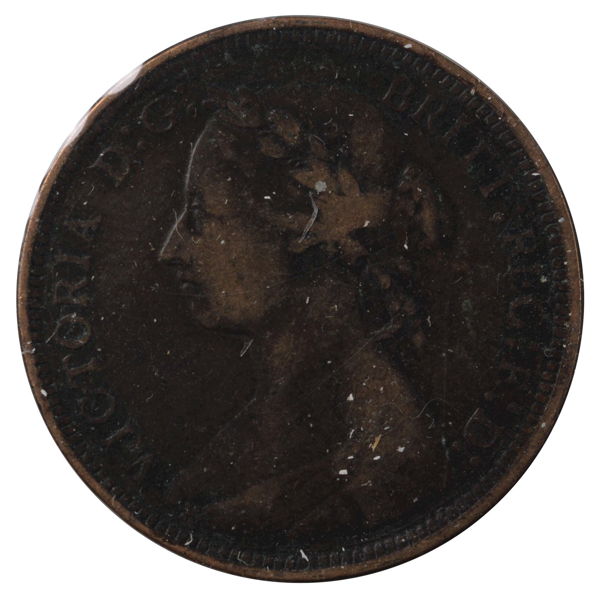 Great Britain 1890 1/2 Penny F-VF (F15)