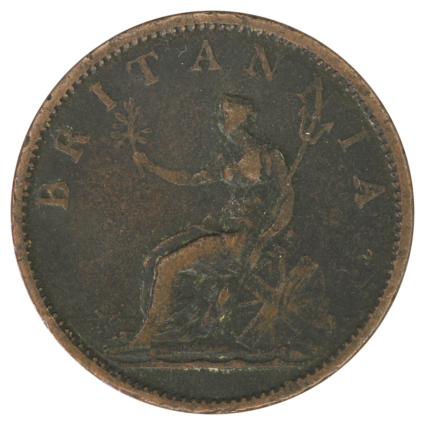 Great Britain 1806 Penny F-VF (F15)