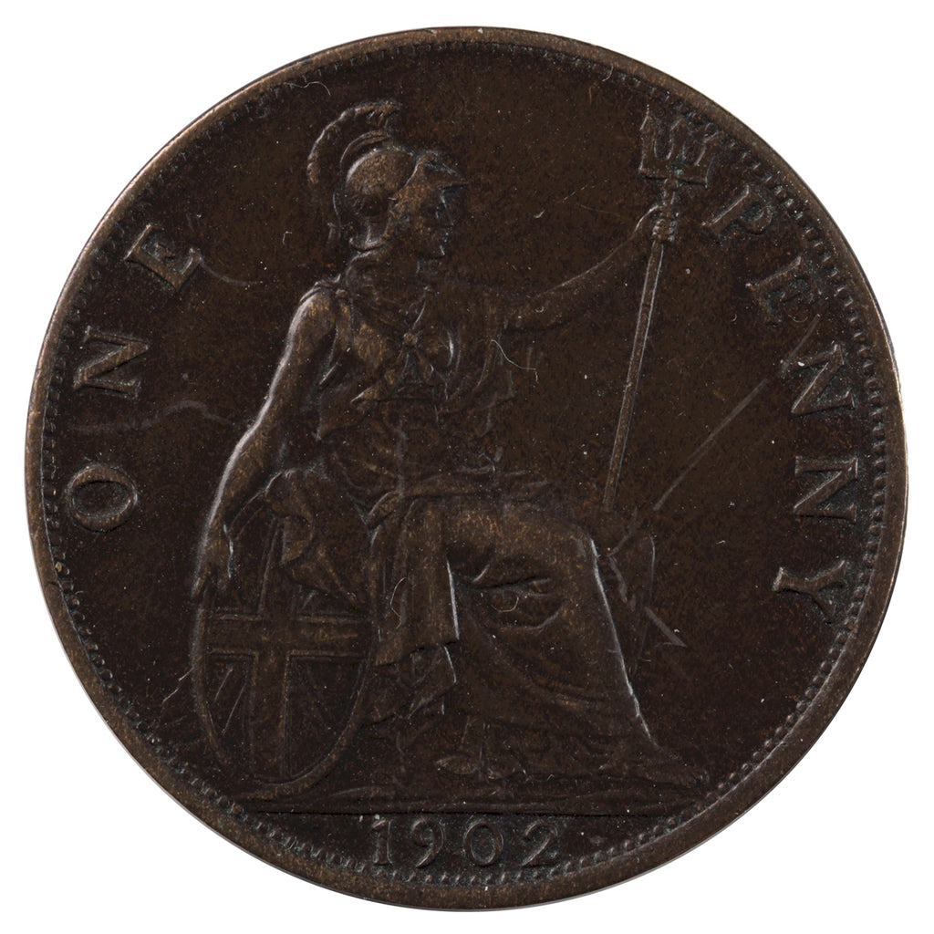 Great Britain 1902 Penny Extra Fine (EF40)