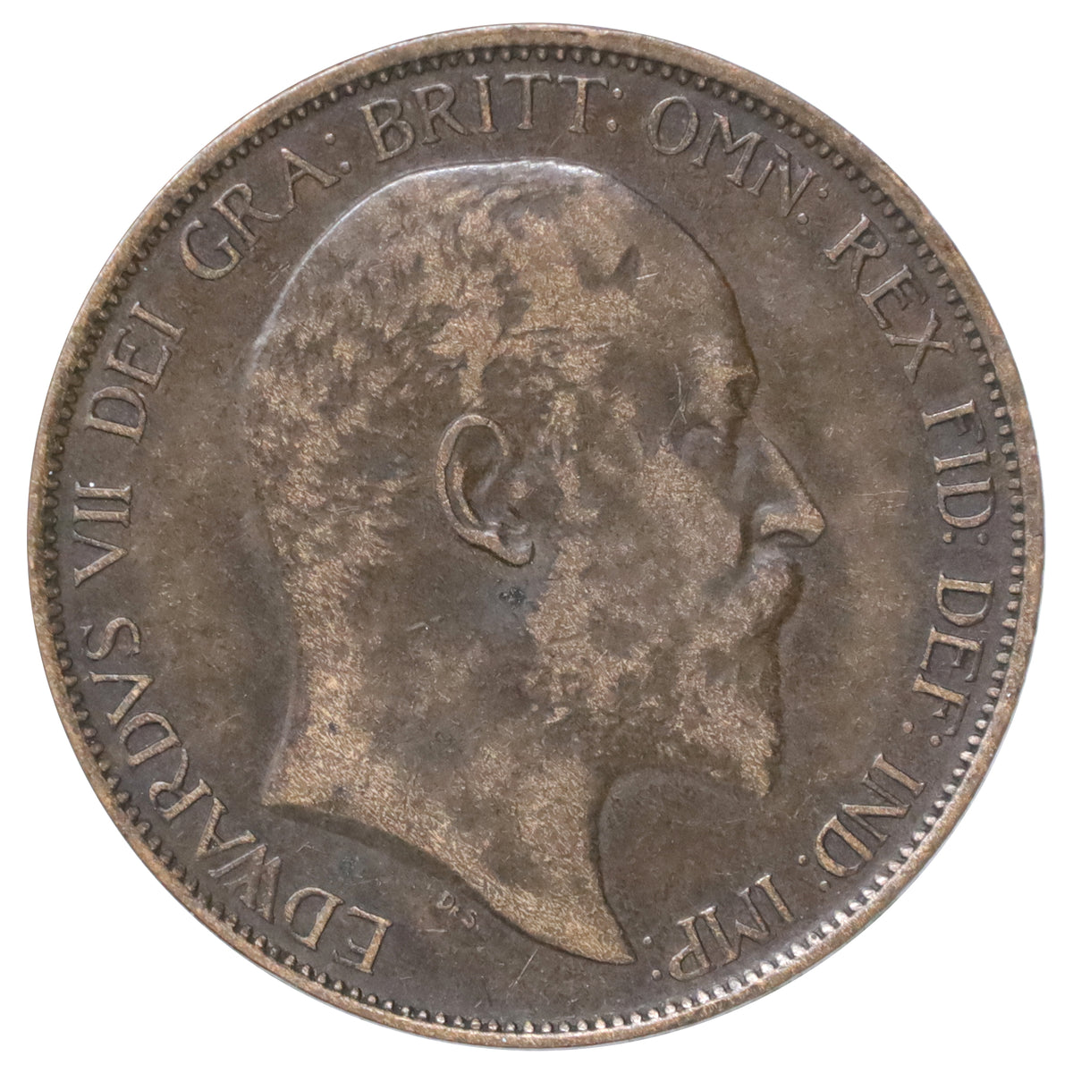 Great Britain 1902 High Tide Penny VF-EF (VF30)