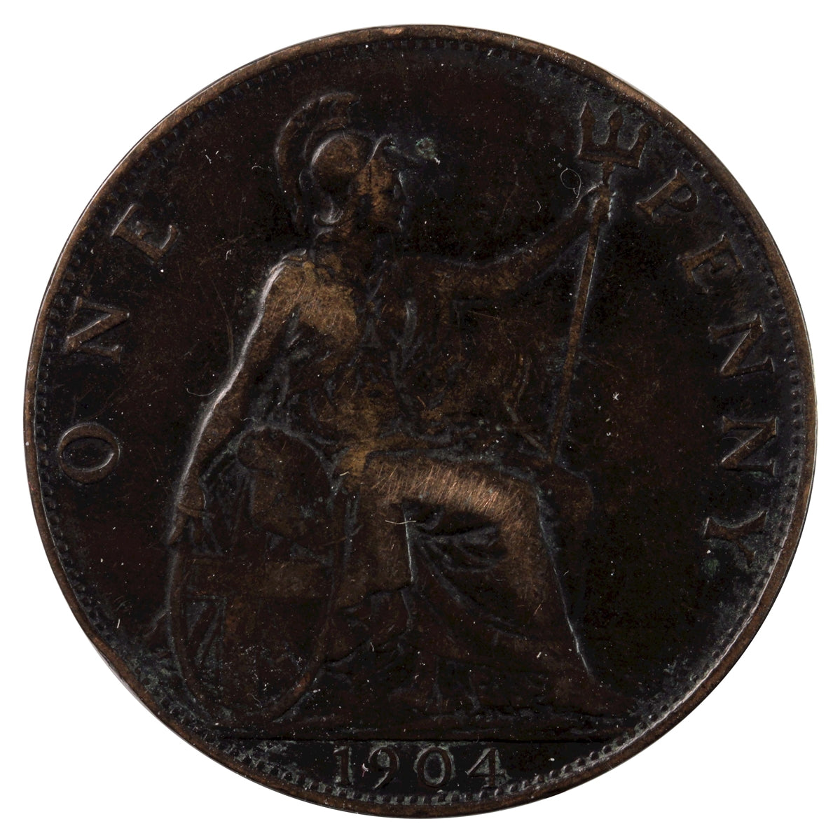 Great Britain 1904 Penny Very Fine (VF20)