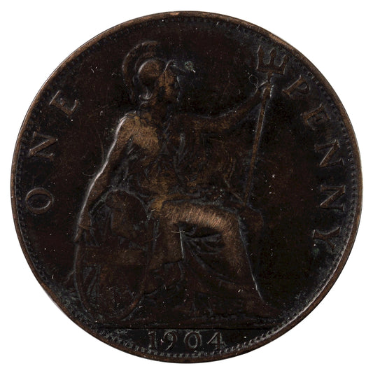 Great Britain 1904 Penny Very Fine (VF20)
