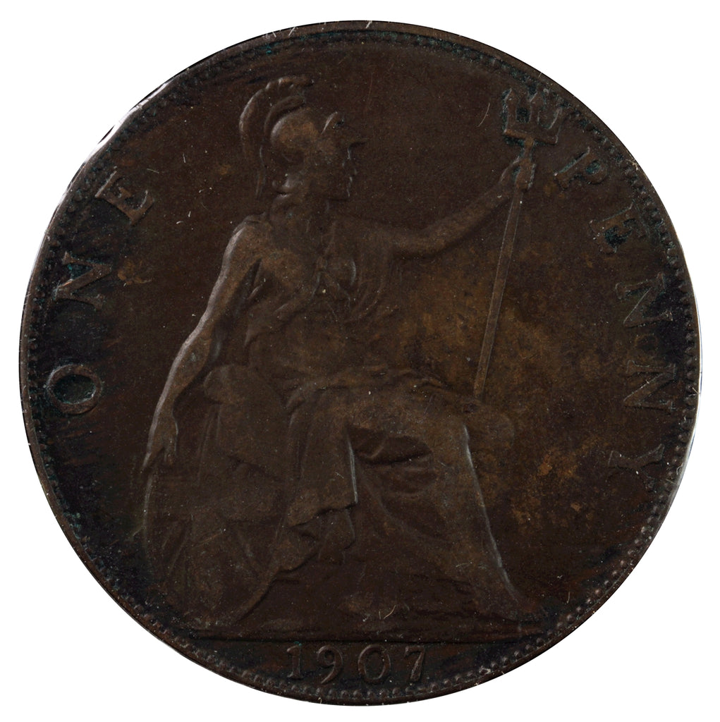 Great Britain 1907 Penny Very Fine (VF20)