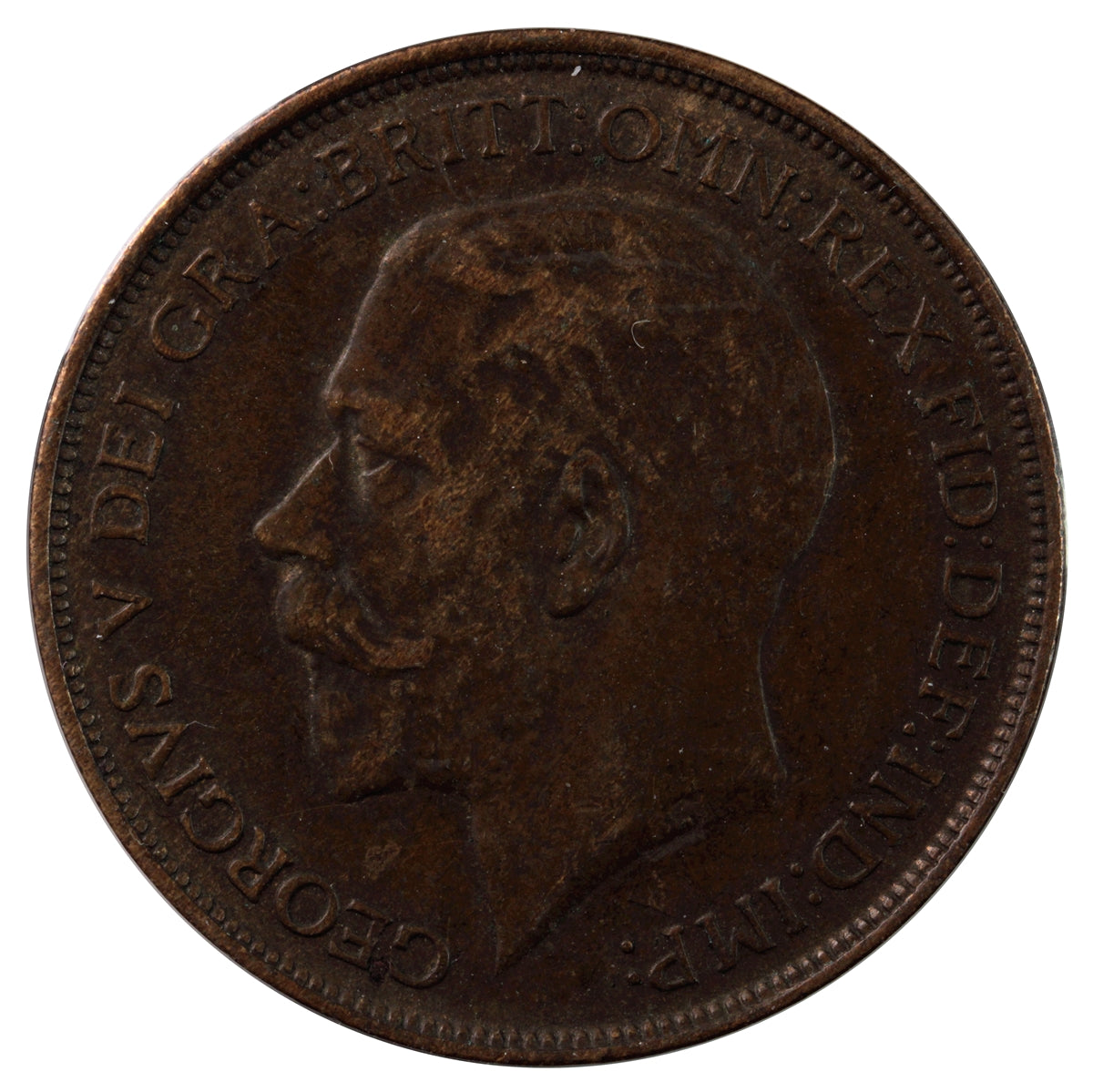 Great Britain 1913 Penny VF-EF (VF30)
