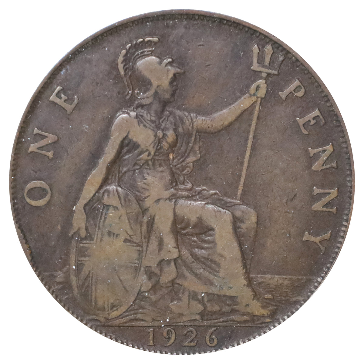 Great Britain 1926 Penny Very Fine (VF20)