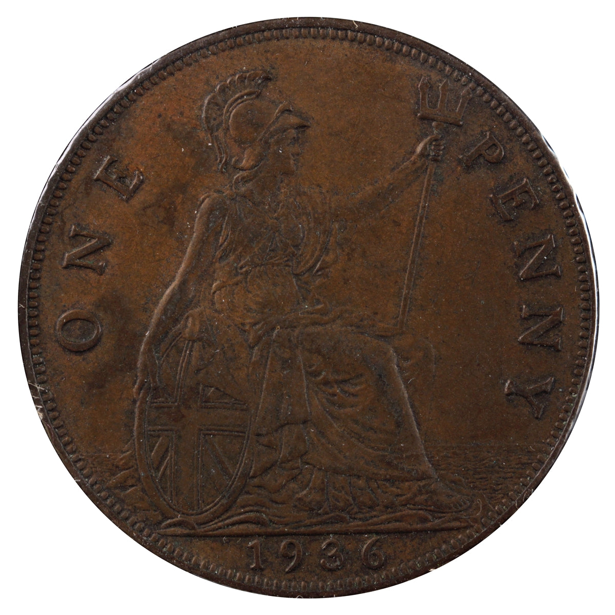 Great Britain 1936 Penny Extra Fine (EF40)