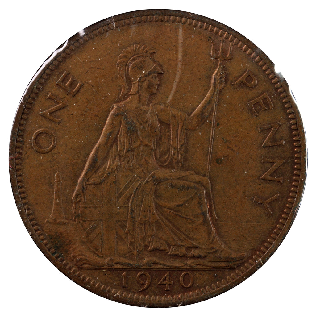 Great Britain 1940 Penny EF-AU (EF45)