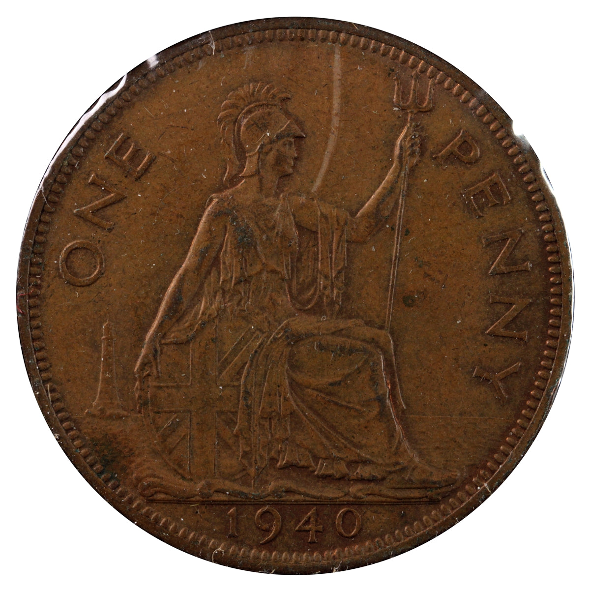 Great Britain 1940 Penny EF-AU (EF45)