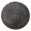 Denmark 1881CS 2 Ore Very Fine (VF20)