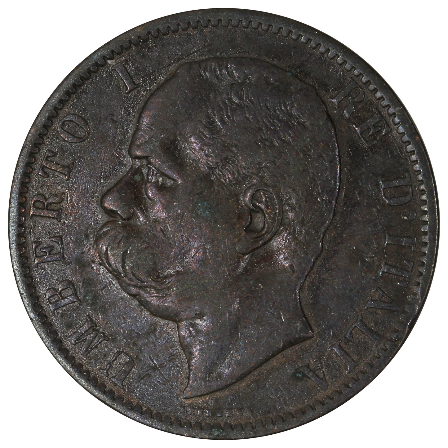 Italy 1894BI 10 Centesimi Extra Fine (EF40)