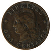 Argentina 1895 2 Centavos VF-EF (VF-30)
