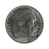 German Third Reich 1935A Hindenburg 5 Marks Extra Fine (EF40)