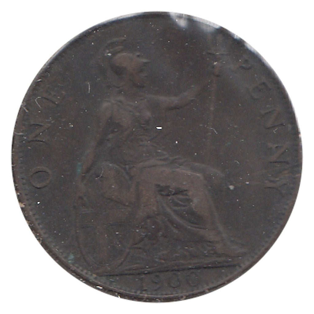Great Britain 1900 Penny Token F-VF (F15)