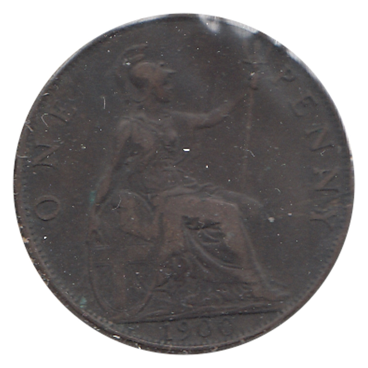 Great Britain 1900 Penny Token F-VF (F15)
