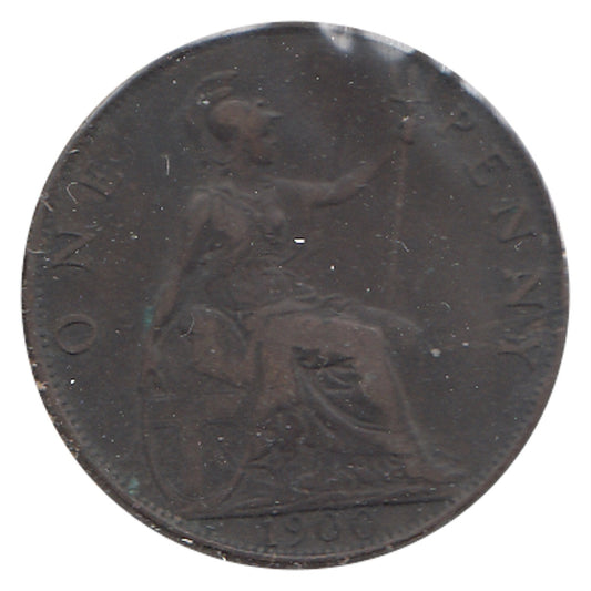 Great Britain 1900 Penny Token F-VF (F15)