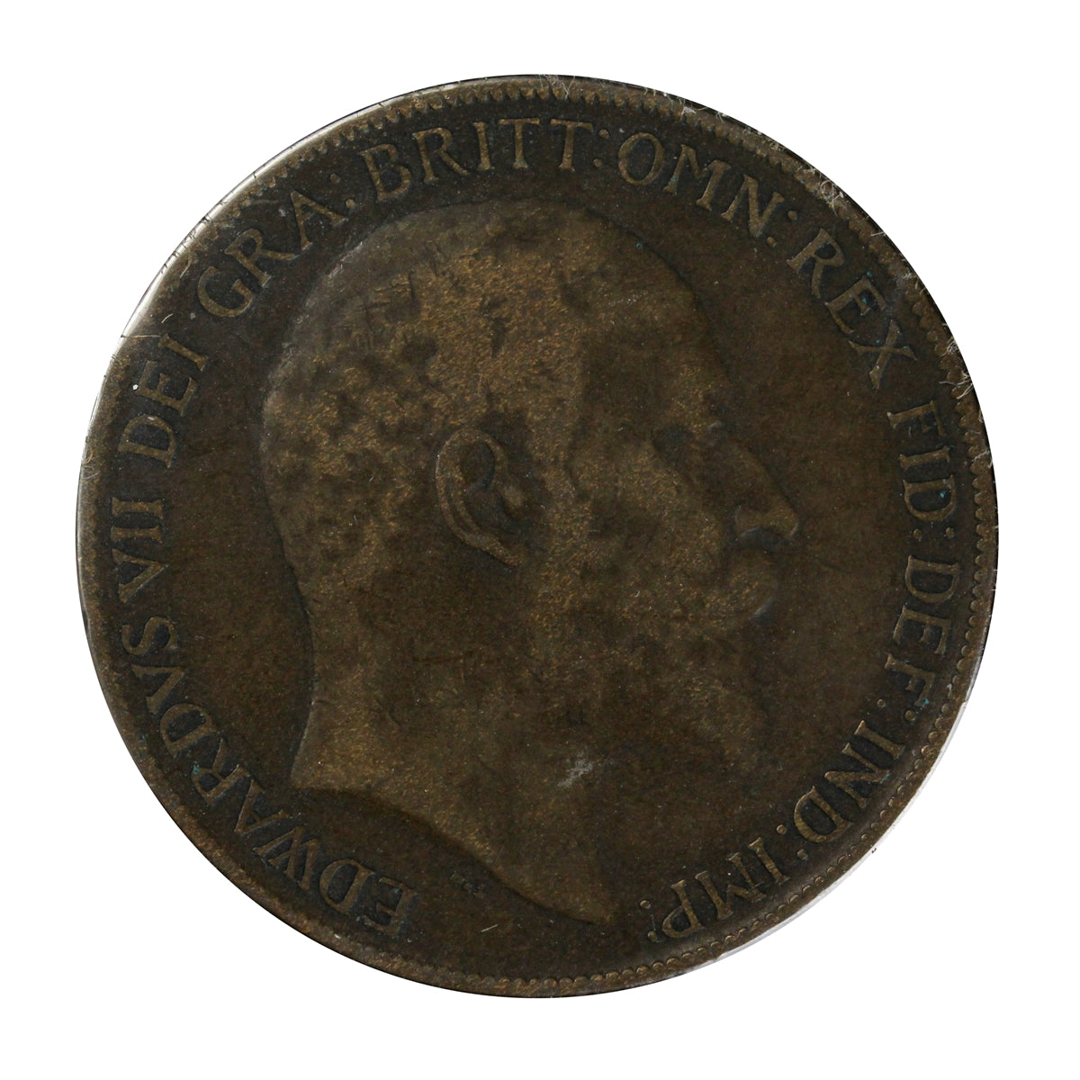 Great Britain 1910 Penny F-VF (F15)