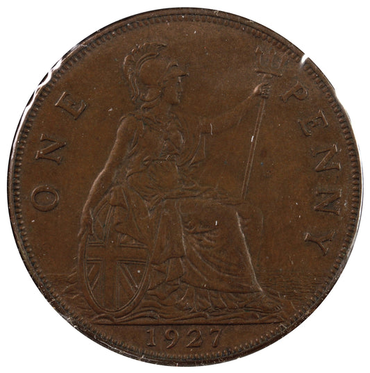 Great Britain 1927 Penny EF-AU (EF45)