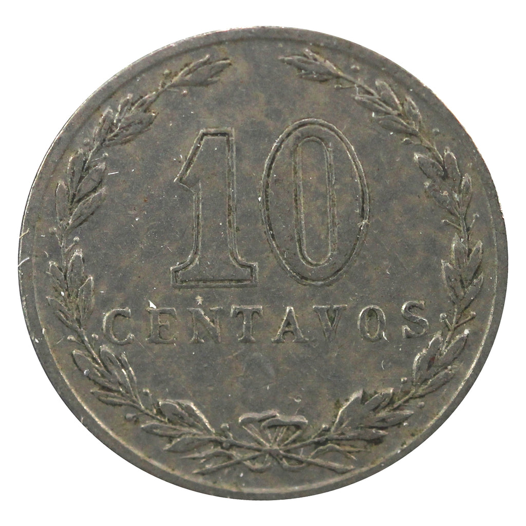 Argentina 1913 R Top 3 10 Centavos VF-EF (VF-30)