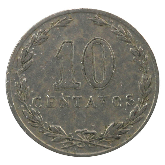 Argentina 1913 R Top 3 10 Centavos VF-EF (VF-30)