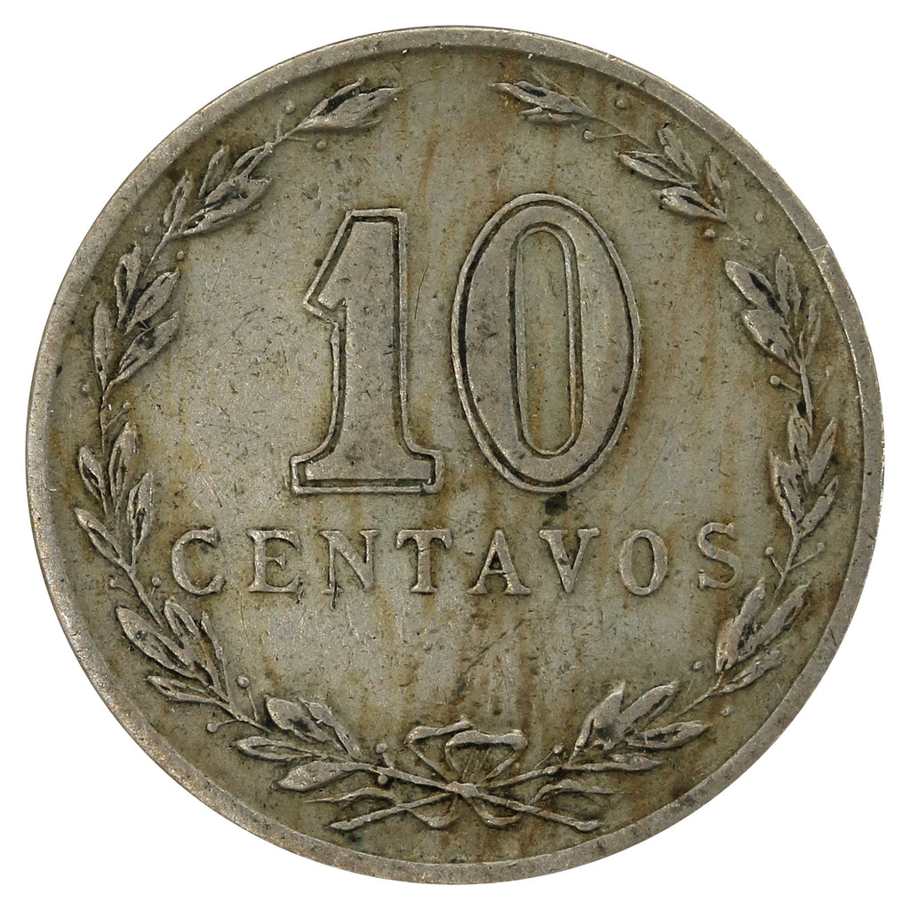 Argentina 1918 10 Centavos VF-EF (VF30)
