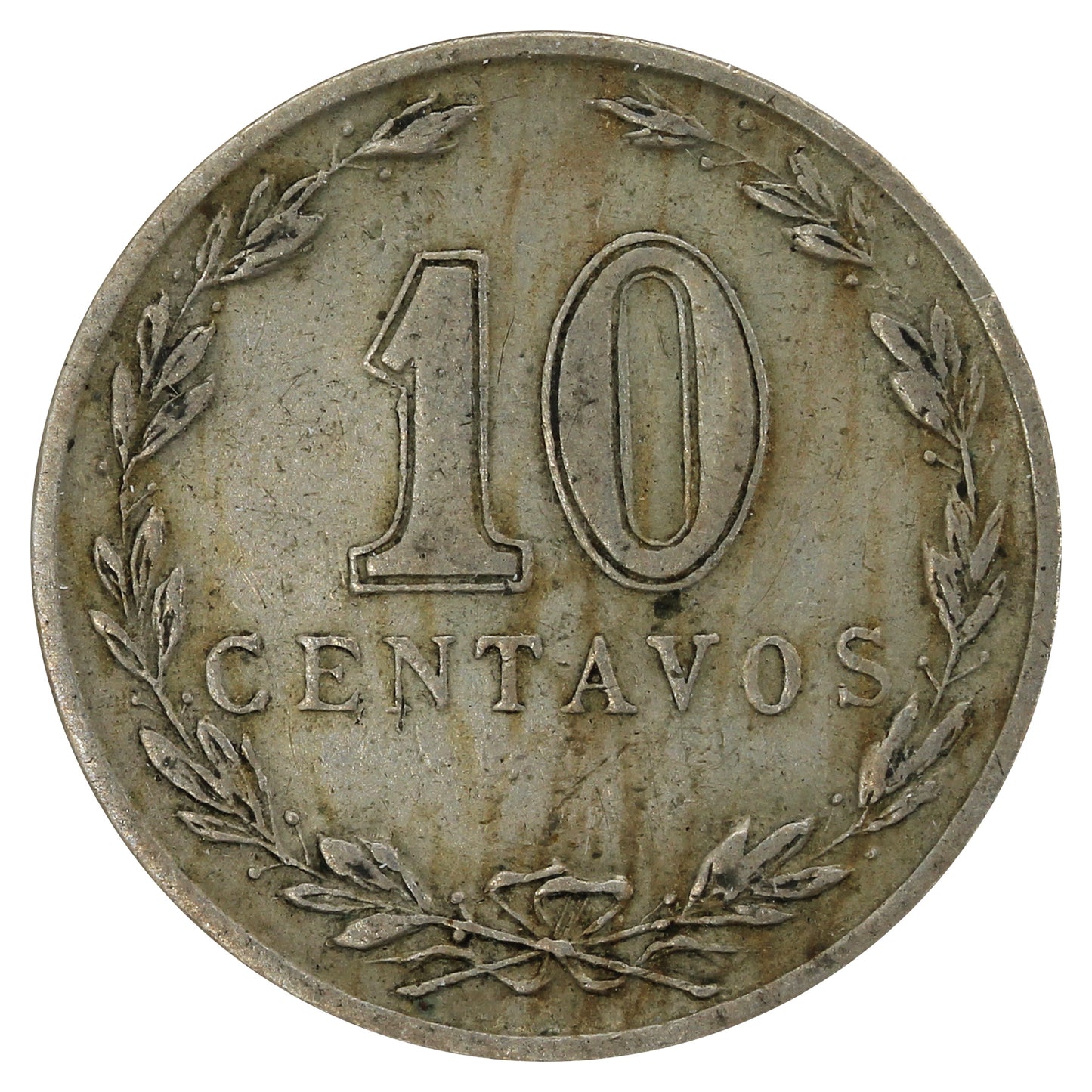 Argentina 1918 10 Centavos VF-EF (VF30)