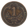 Austria 1898 Heller Extra Fine (EF40)