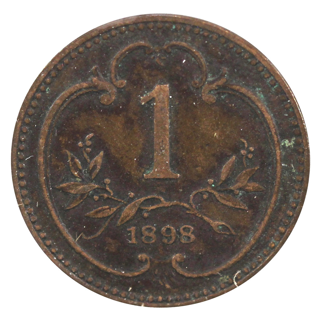 Austria 1898 Heller Extra Fine (EF40)