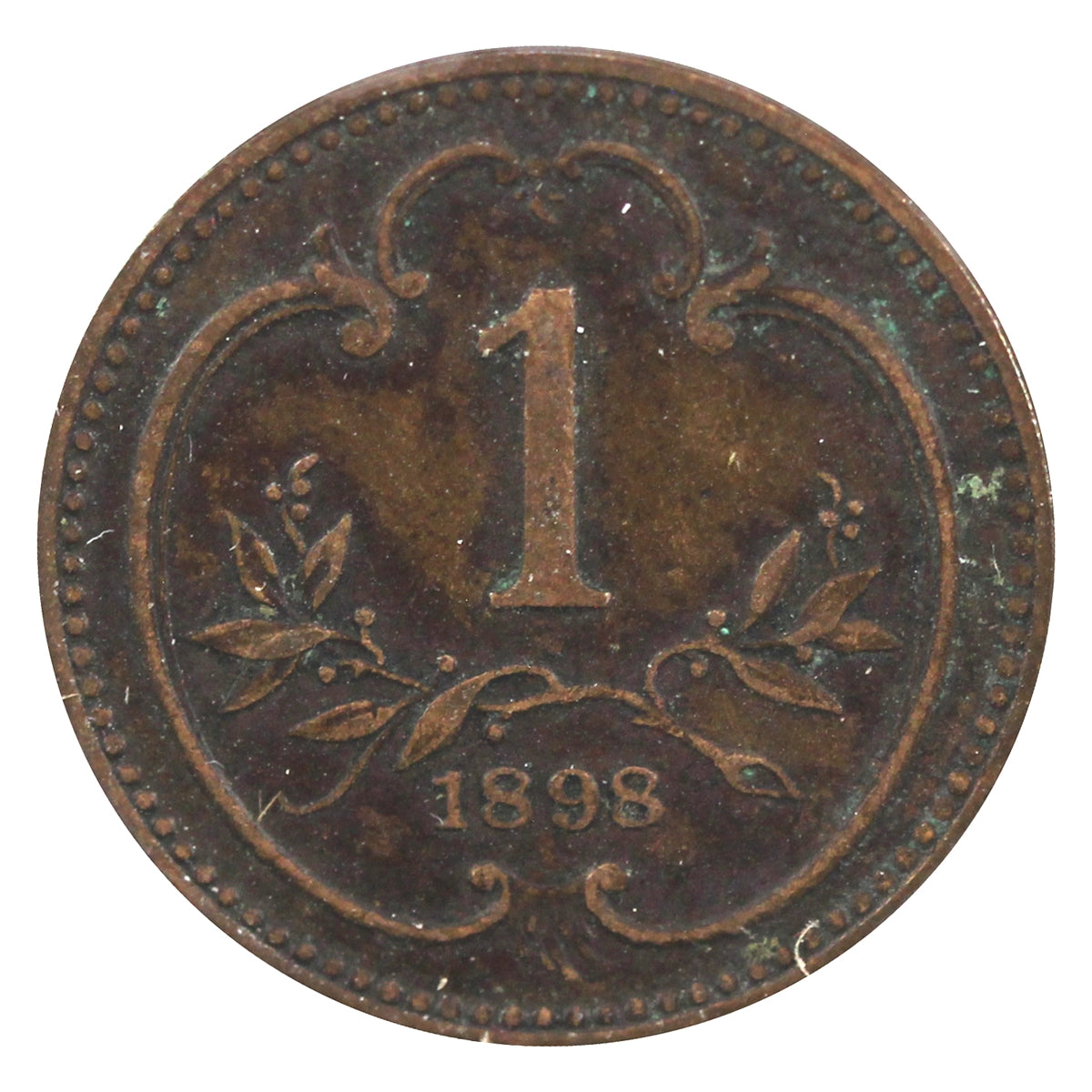 Austria 1898 Heller Extra Fine (EF40)