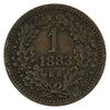Hungary 1883KB Krajczar Very Fine (VF20)