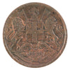 India 1835 1/4 Anna VF-EF (VF-30)