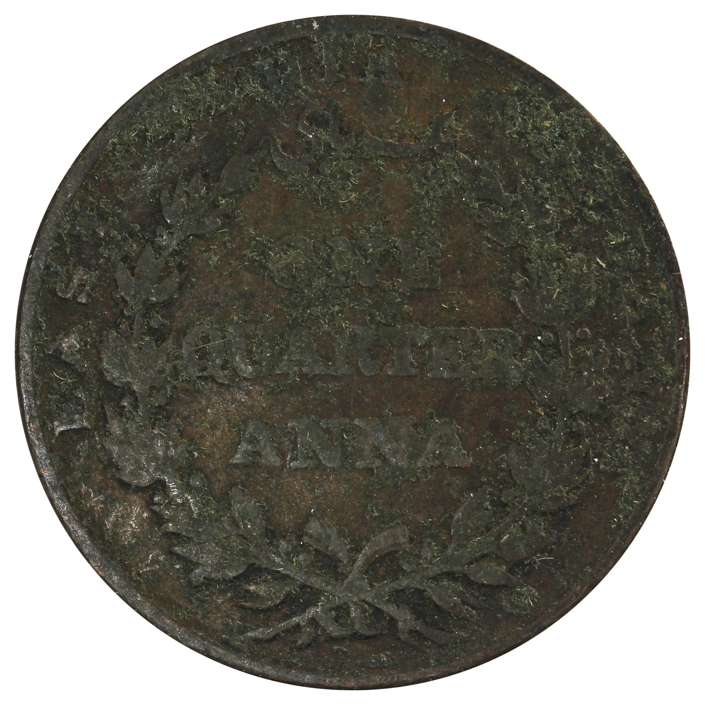 India 1835 1/4 Anna Very Fine (VF20)