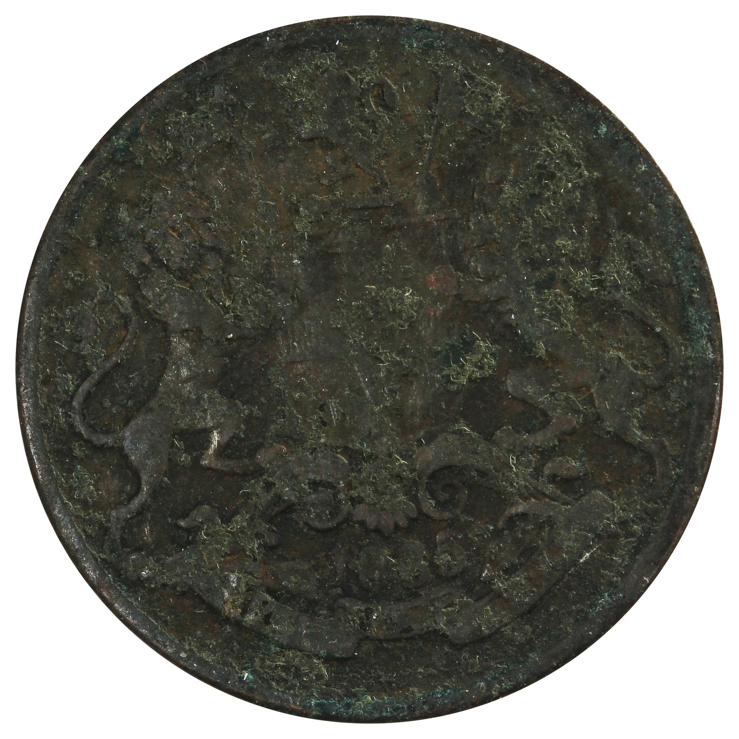 India 1835 1/4 Anna Very Fine (VF20)