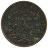 India 1835 1/2 Anna Very Fine (VF-20)
