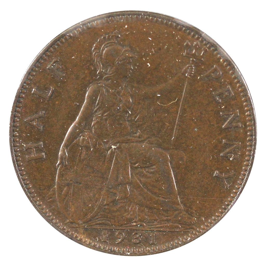 Great Britain 1931 1/2 Penny VF-EF (VF30)