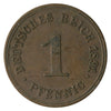 German Empire 1891F Pfennig Extra Fine (EF40) $