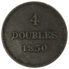 Guernsey 1830 4 Doubles Extra Fine (EF40)