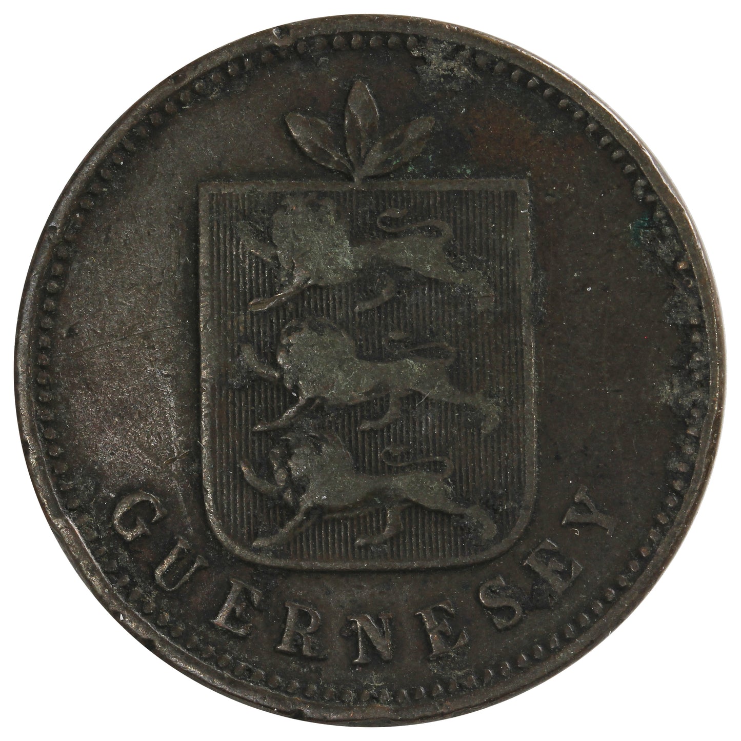 Guernsey 1830 4 Doubles Extra Fine (EF40)