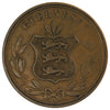 Guernsey 1864 8 Doubles Very Fine (VF20)