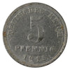 German Empire 1915J 5 Pfennig Uncirculated (MS60)