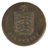 Guernsey 1920H 4 Doubles Almost Uncirculated (AU50)