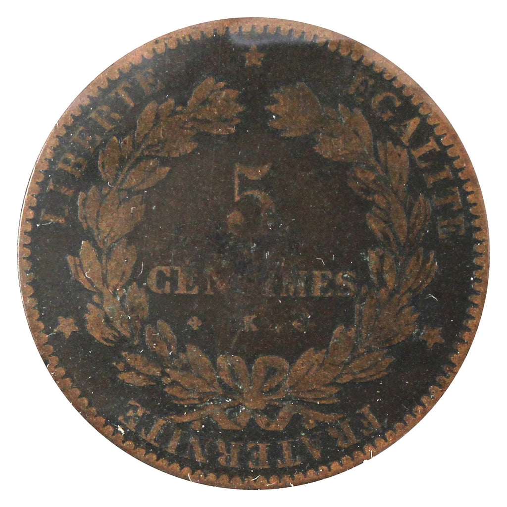 France 1875K 5 Centimes Fine (F12)