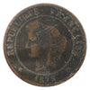 France 1875K 5 Centimes Fine (F12)