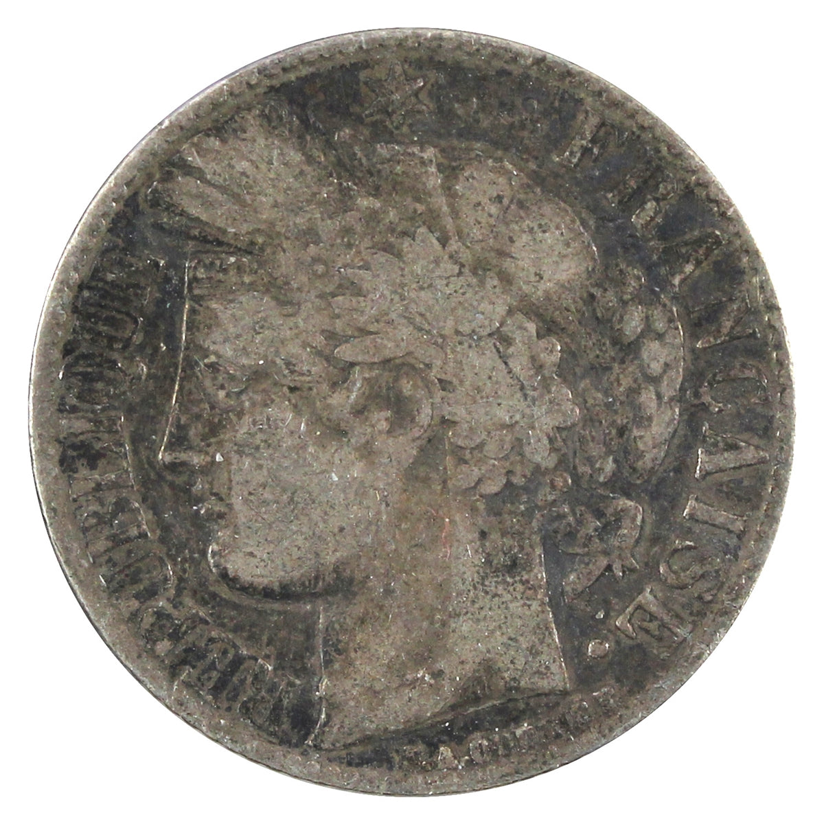 France 1887A Franc VF-EF (VF30)